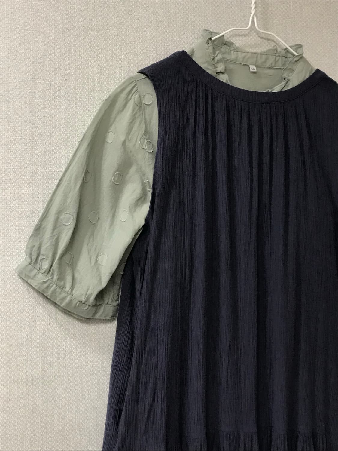 IENA navy long one-piece 네이비 슬리브리스 롱 원피스 상품이미지8