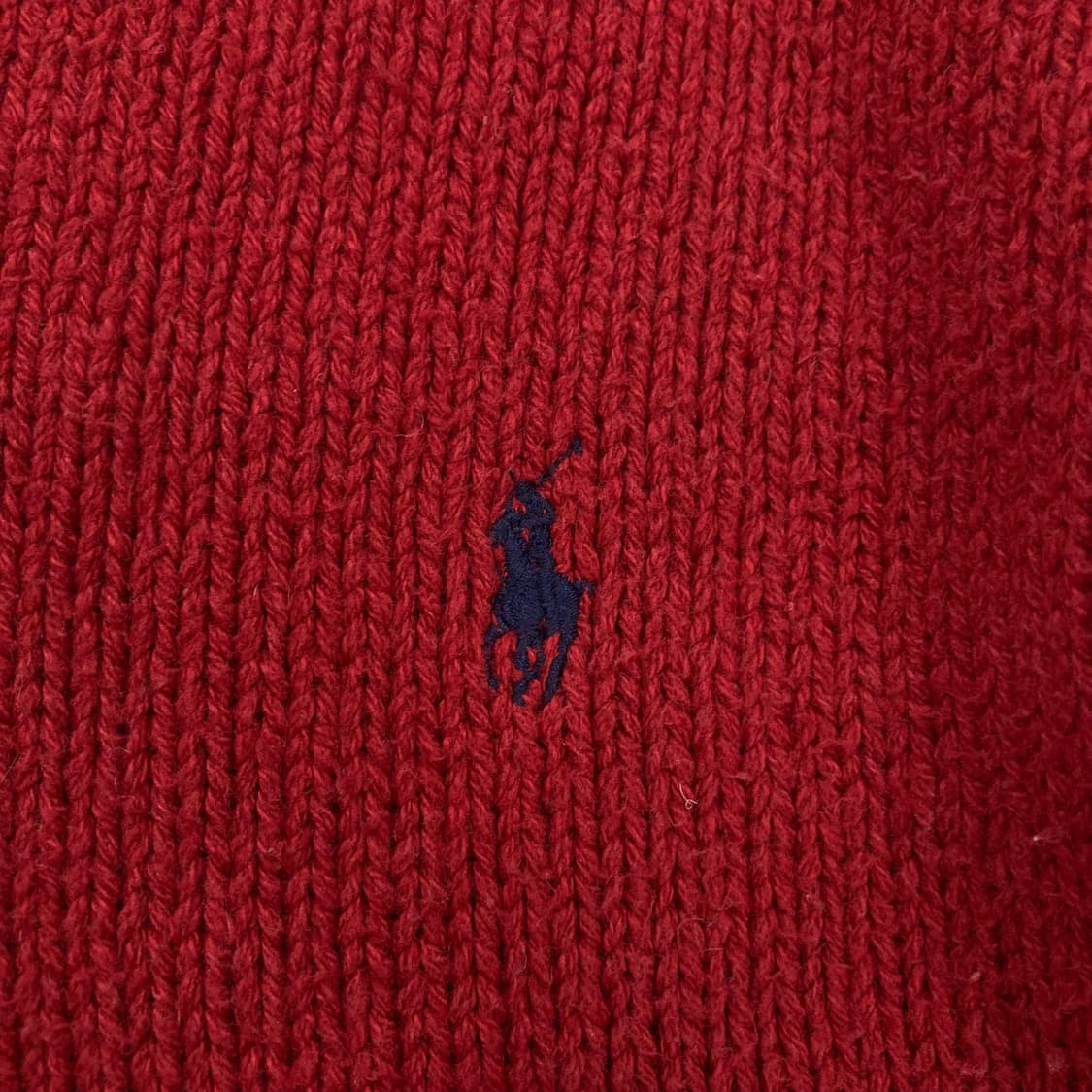폴로 랄프로렌 포니 스몰 로고 레드 니트 상품이미지2