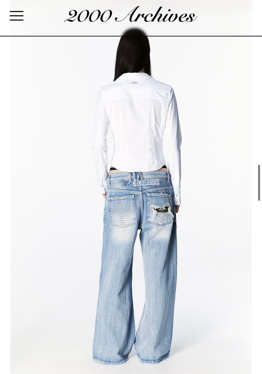 2000아카이브 SNYDER WIDE DENIM 사이즈 02 상품이미지3