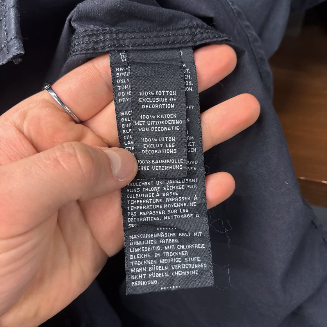 할리데이비슨 V-TWIN 체인스티치 코튼워싱 워크셔츠 N1067 상품이미지8