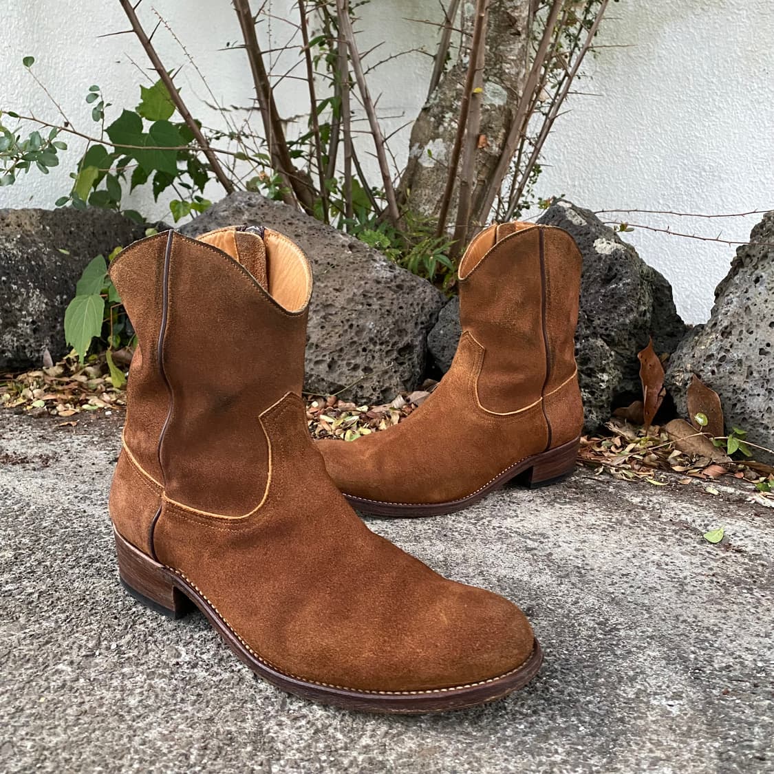 (9) the letters 스웨이드 웨스턴 부츠 상품이미지1