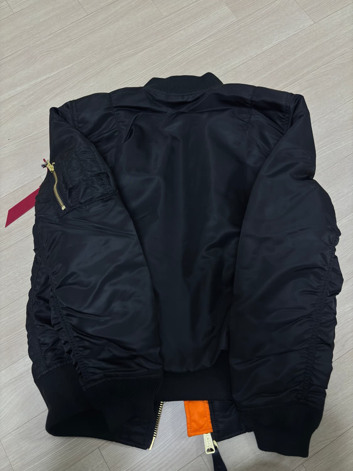 알파인더스트리 MA-1 우먼 블랙 상품이미지6