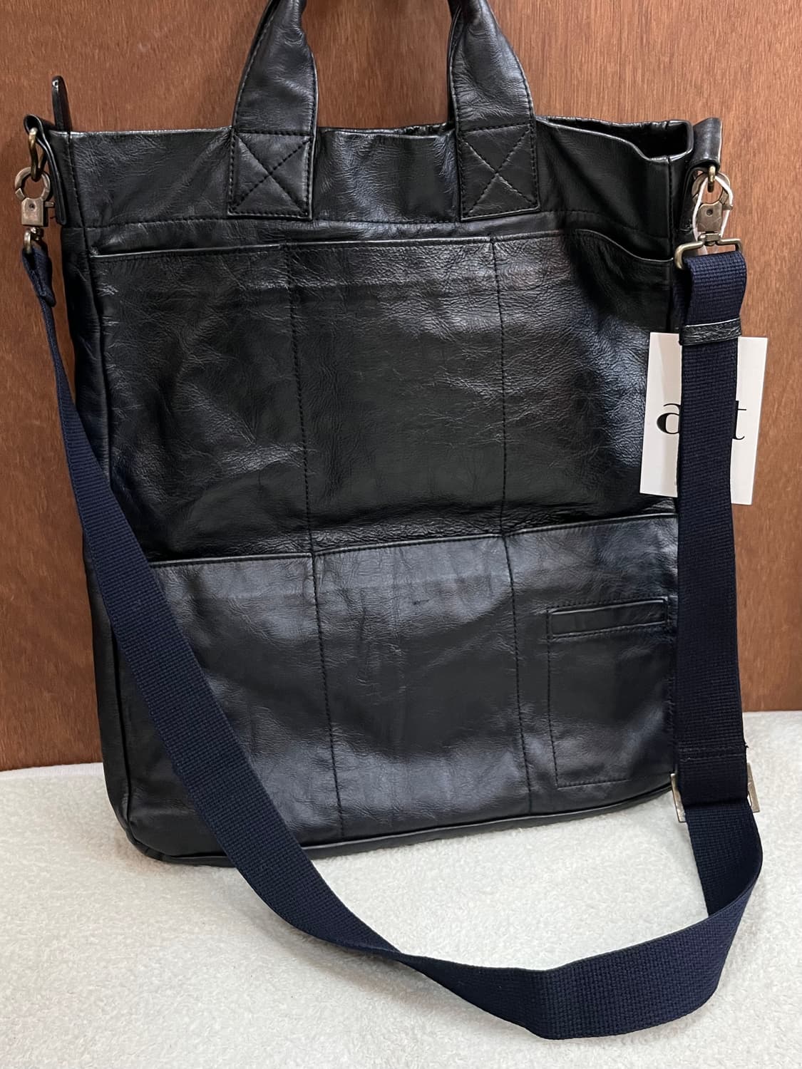 SSAMZIE 천연 소가죽 포켓 백 상품이미지7