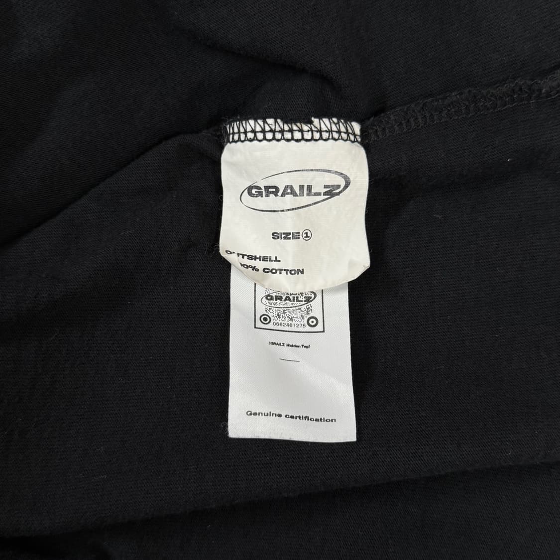 [F] GRAILZ 그레일즈 블랙 반팔 라운드 티셔츠 상품이미지6