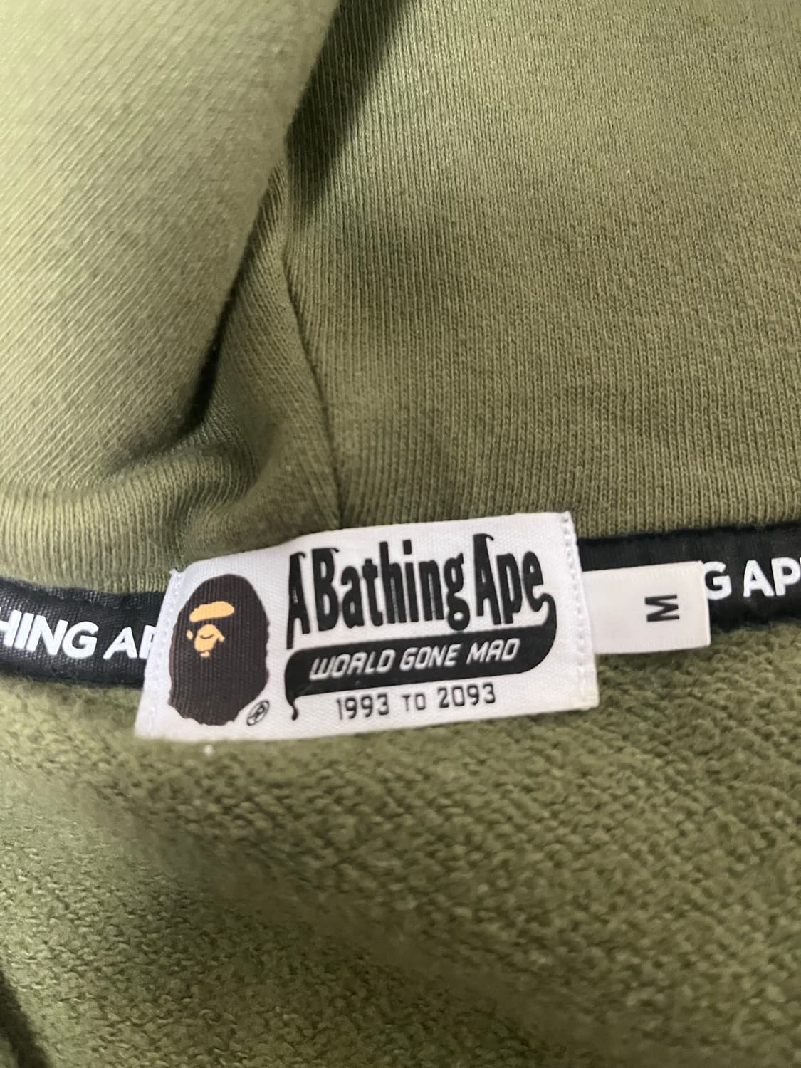 [정품300%]베이프 카모 더블샤크후드 상품이미지3