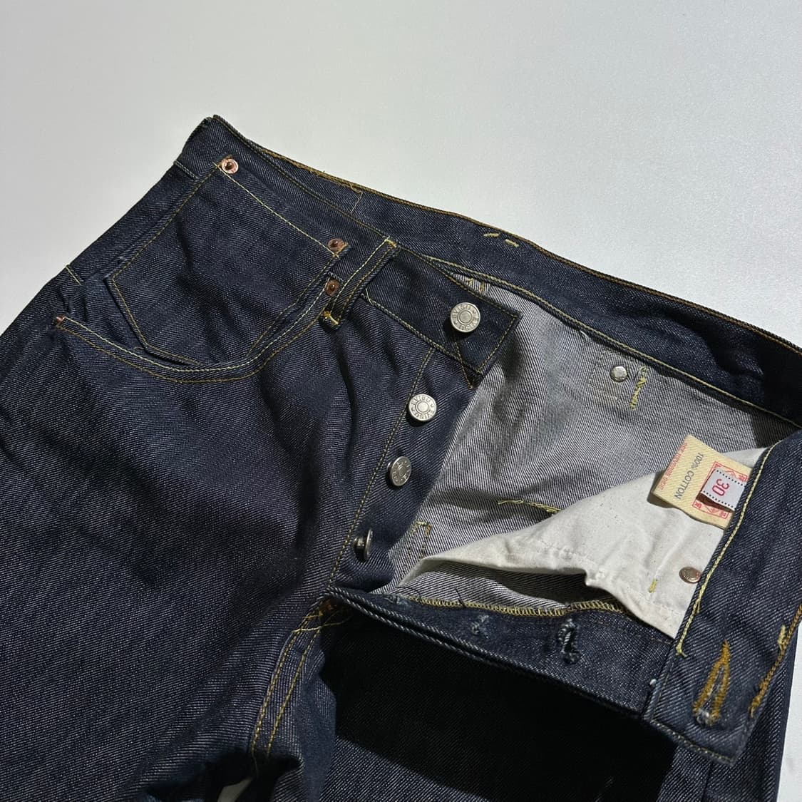 에비수 로고 포켓 엔지니어드 데님 팬츠 청바지 상품이미지7