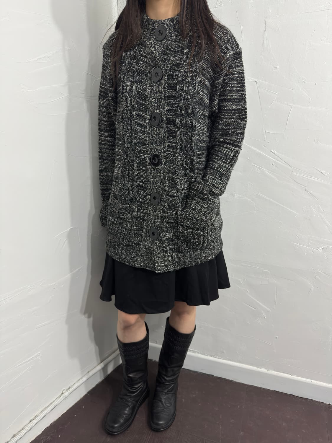 chereaux flare wool skirt 상품이미지4