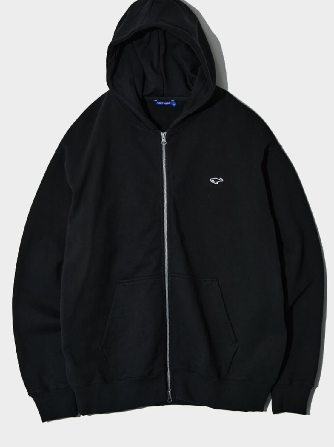 네이더스 후드집업 블랙 5 상품이미지1