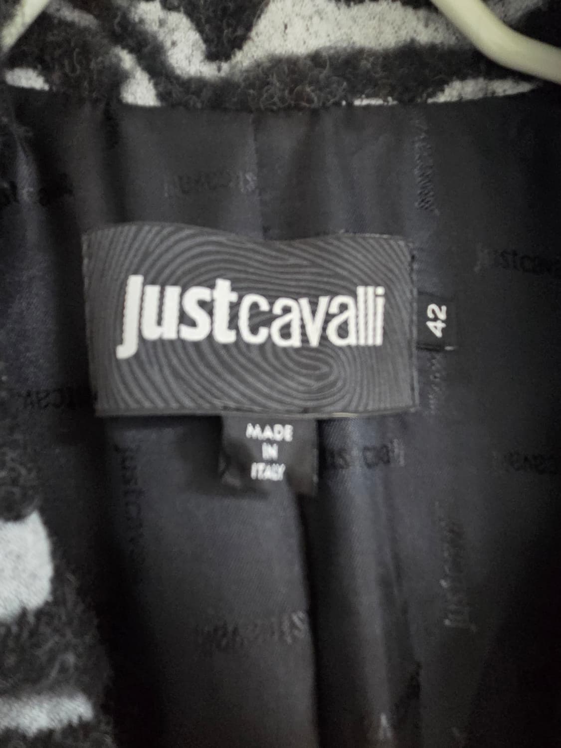 Just Cavalli 얼룩말무늬 롱코트 42(66) 상품이미지4