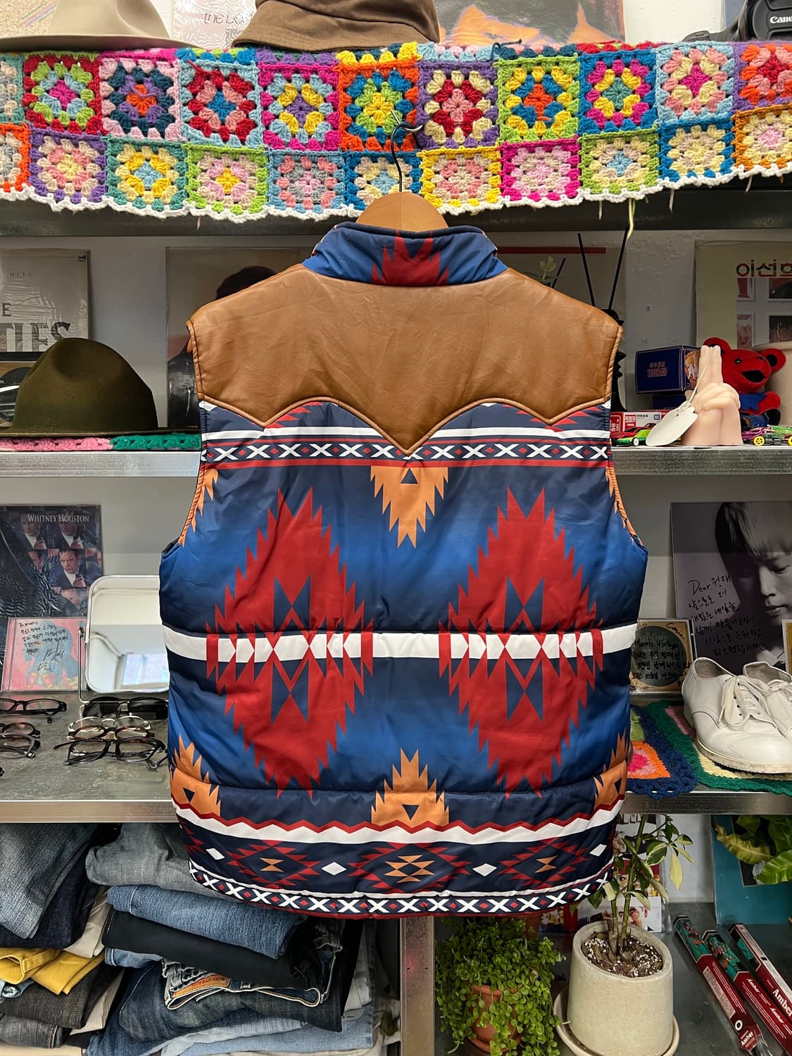 TITICACA Ethnic Pattern Puffer Vest  상품이미지2