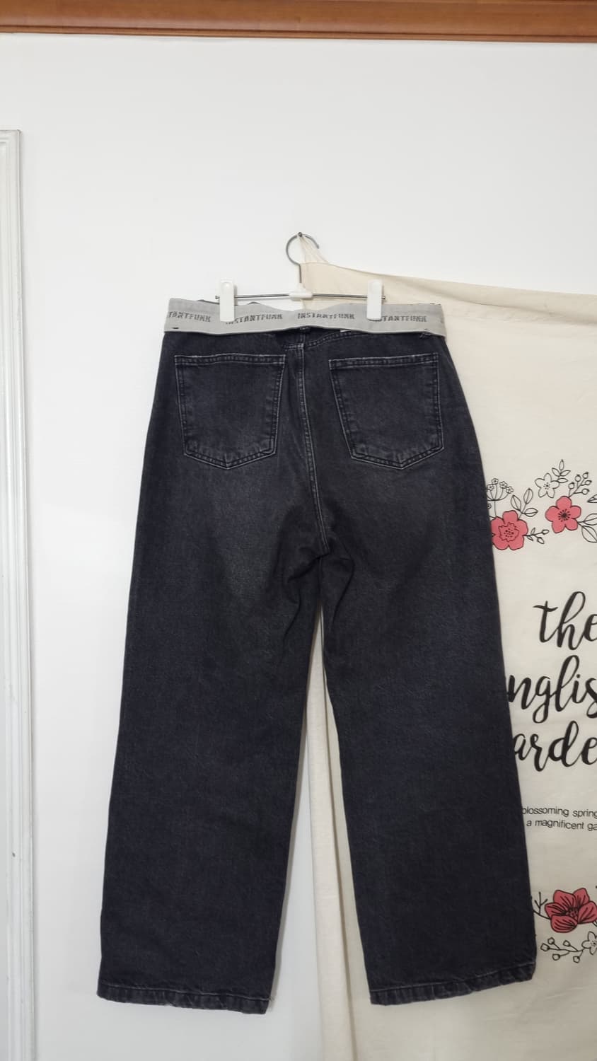 인스턴트펑크 아웃웨이스트 와이드 데님 팬츠 상품이미지6