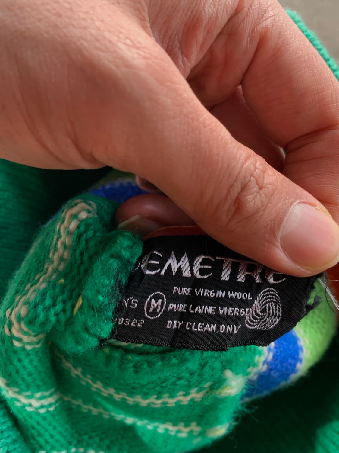 70s DEMETRE 퓨어 울 스키 햇 상품이미지4