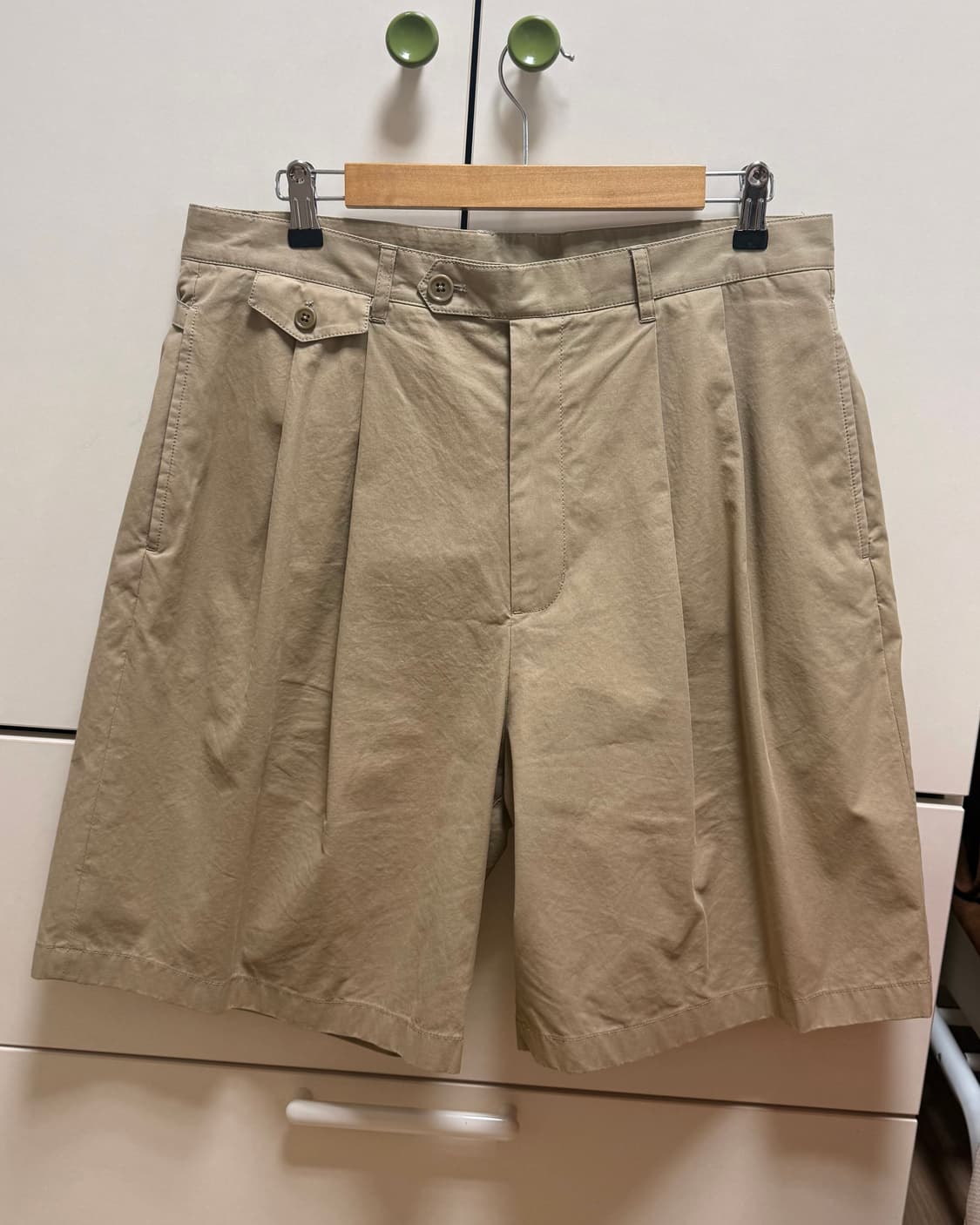 [5] 브라운야드 워시드 하프 팬츠 베이지 상품이미지3