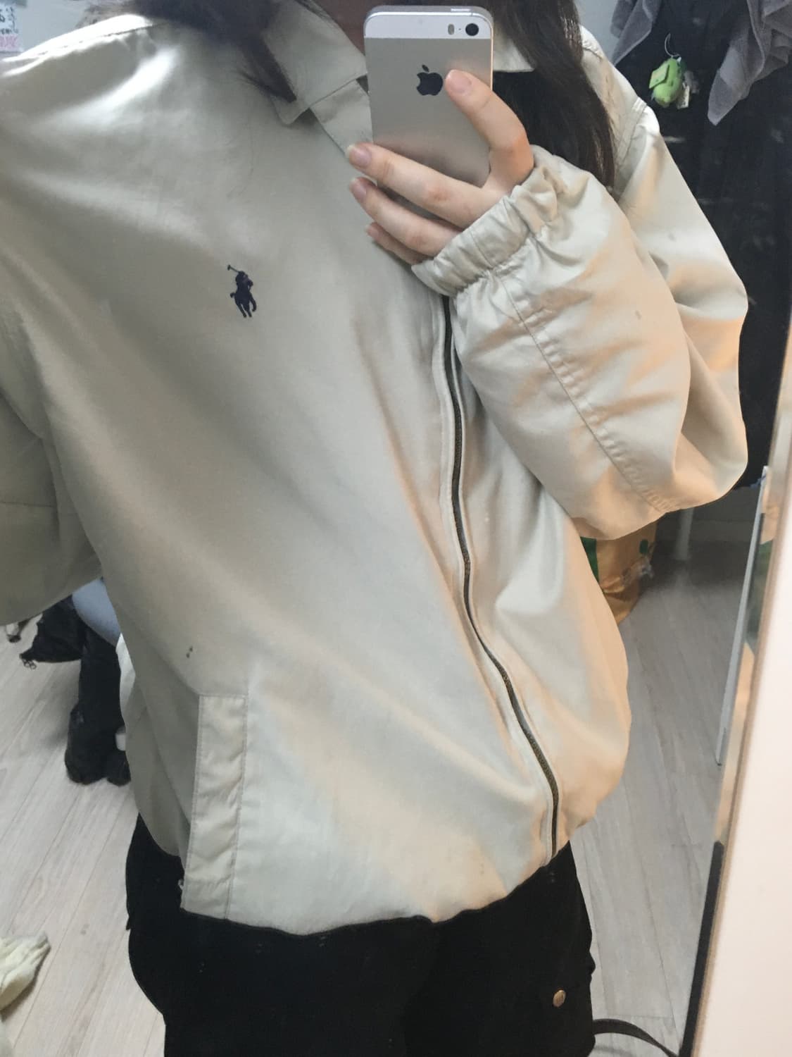 Polo 폴로 베이지 바람막이 집업 상품이미지1