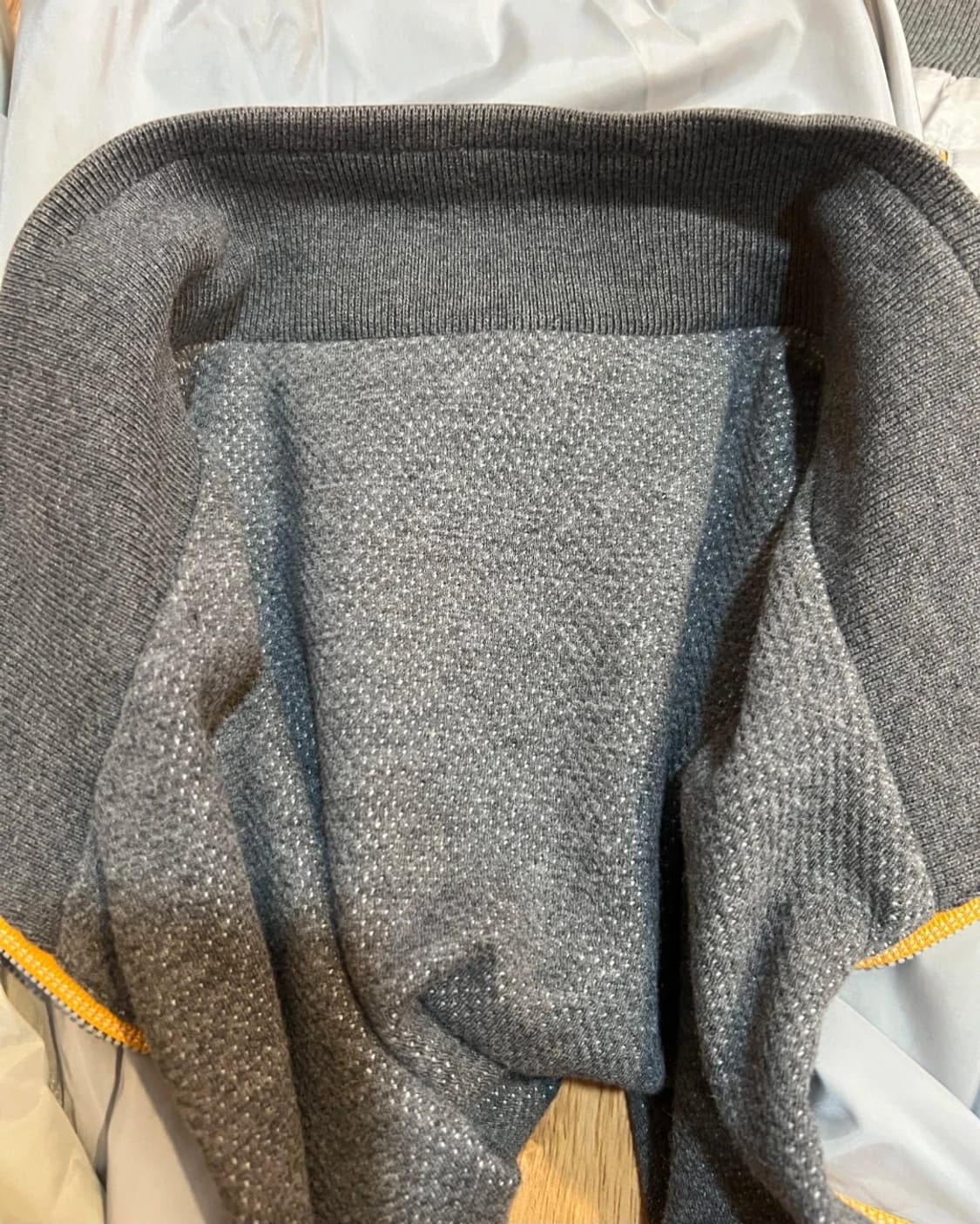 제냐스포츠 남성 그레이 리버서블 양면점퍼 
 상품이미지4