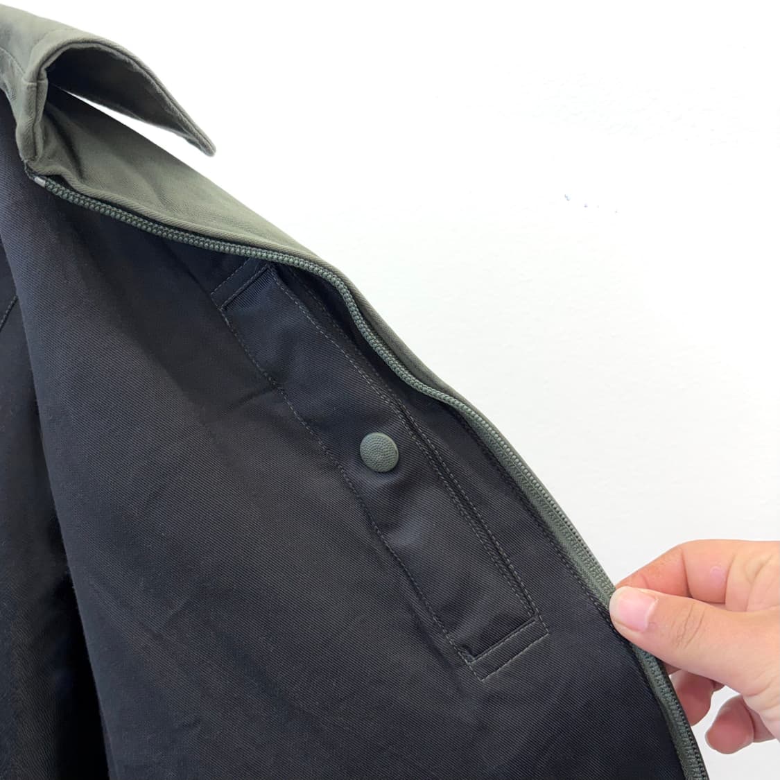 유럽 밀리터리 올리브 워크 자켓 (L) 상품이미지7