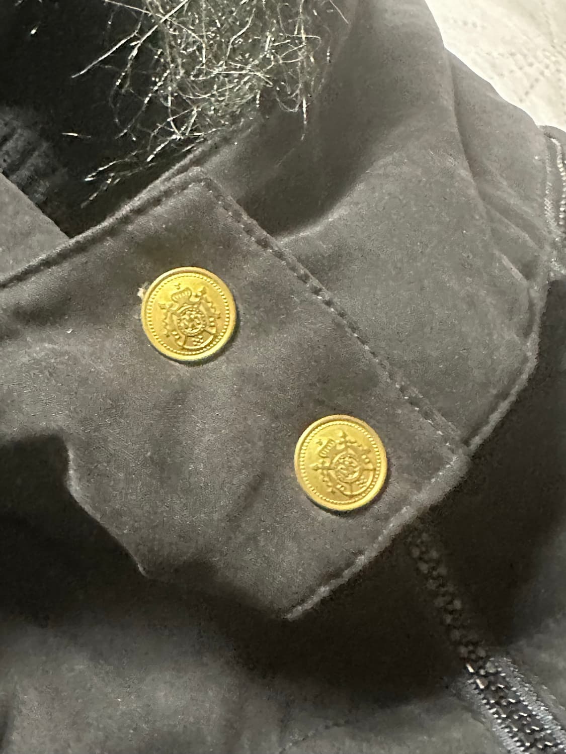 빈티지 울프조 블랙 패딩 상품이미지3