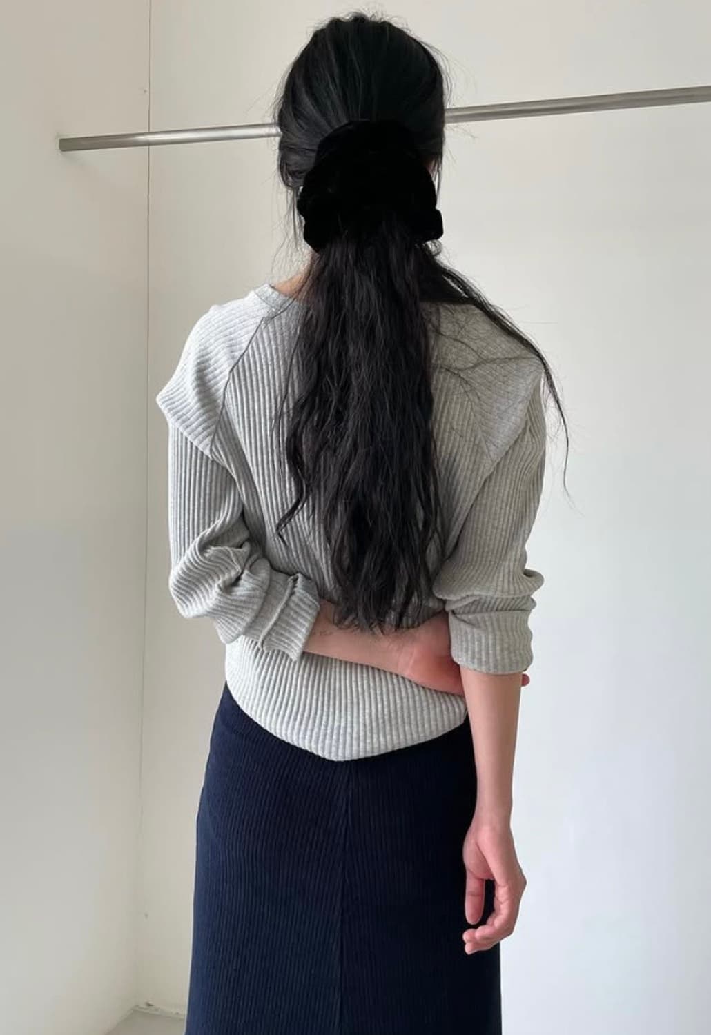 베이스레인즈 네이비 스커트 상품이미지2