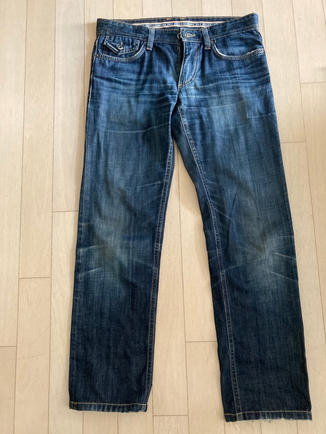 DOLCE&GABBANA 일자 데님팬츠 상품이미지1