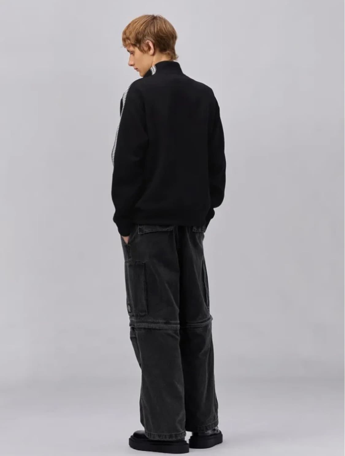 UNDERCOVER X GU 데님 컨버터블 와이드 카고 팬츠 상품이미지9