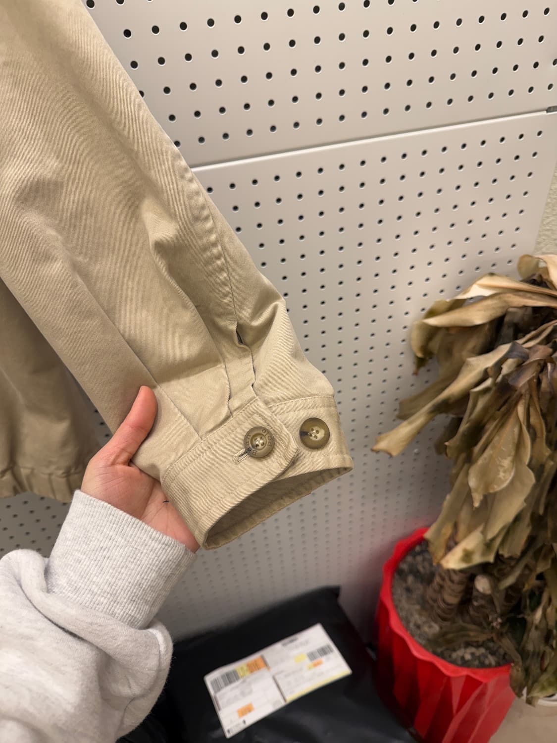 빈폴 베이지 스몰로고 스윙톱 자켓 U391 상품이미지4