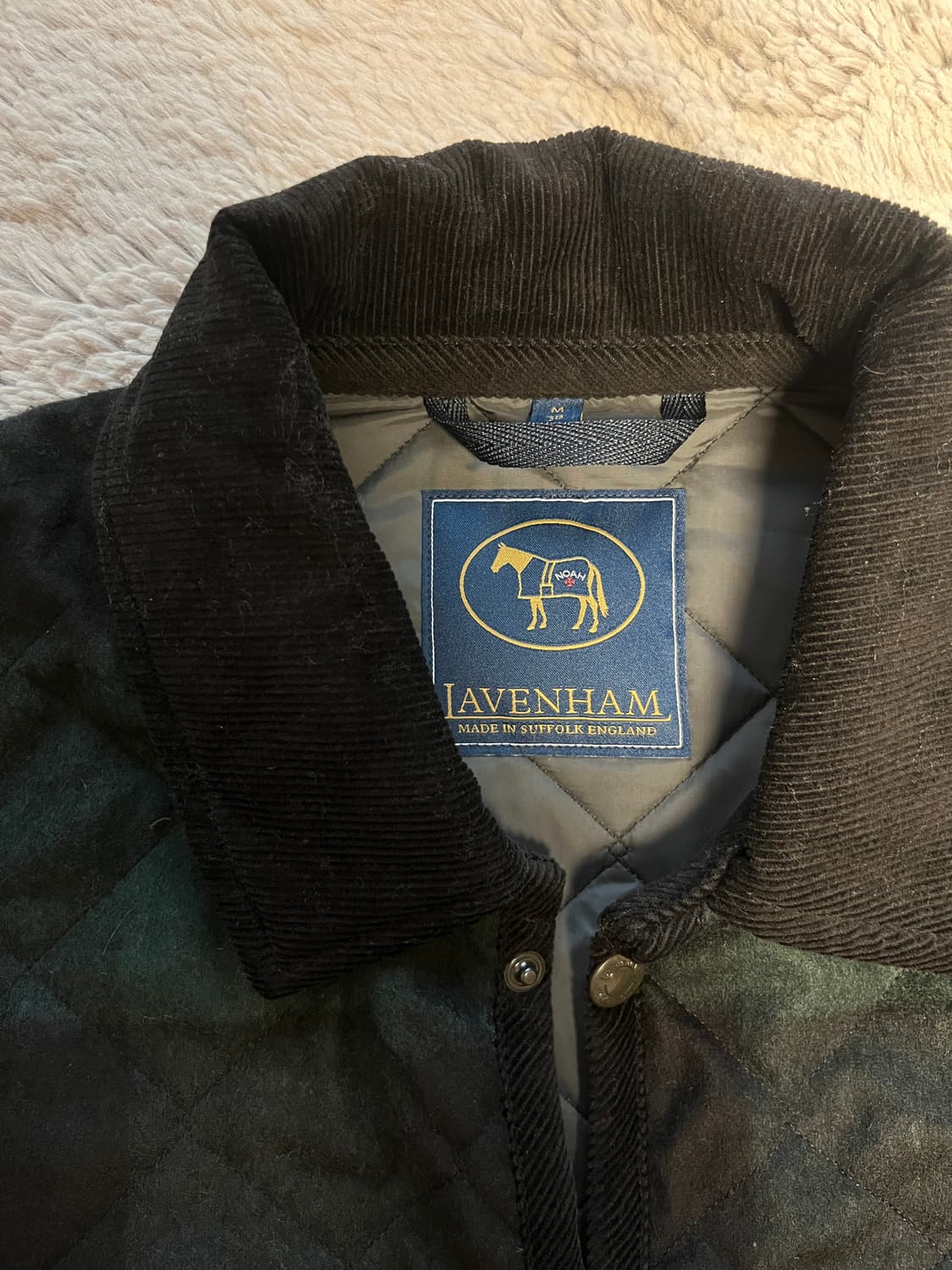 노아 x 레이븐햄 퀼팅 자켓 [M] 상품이미지2