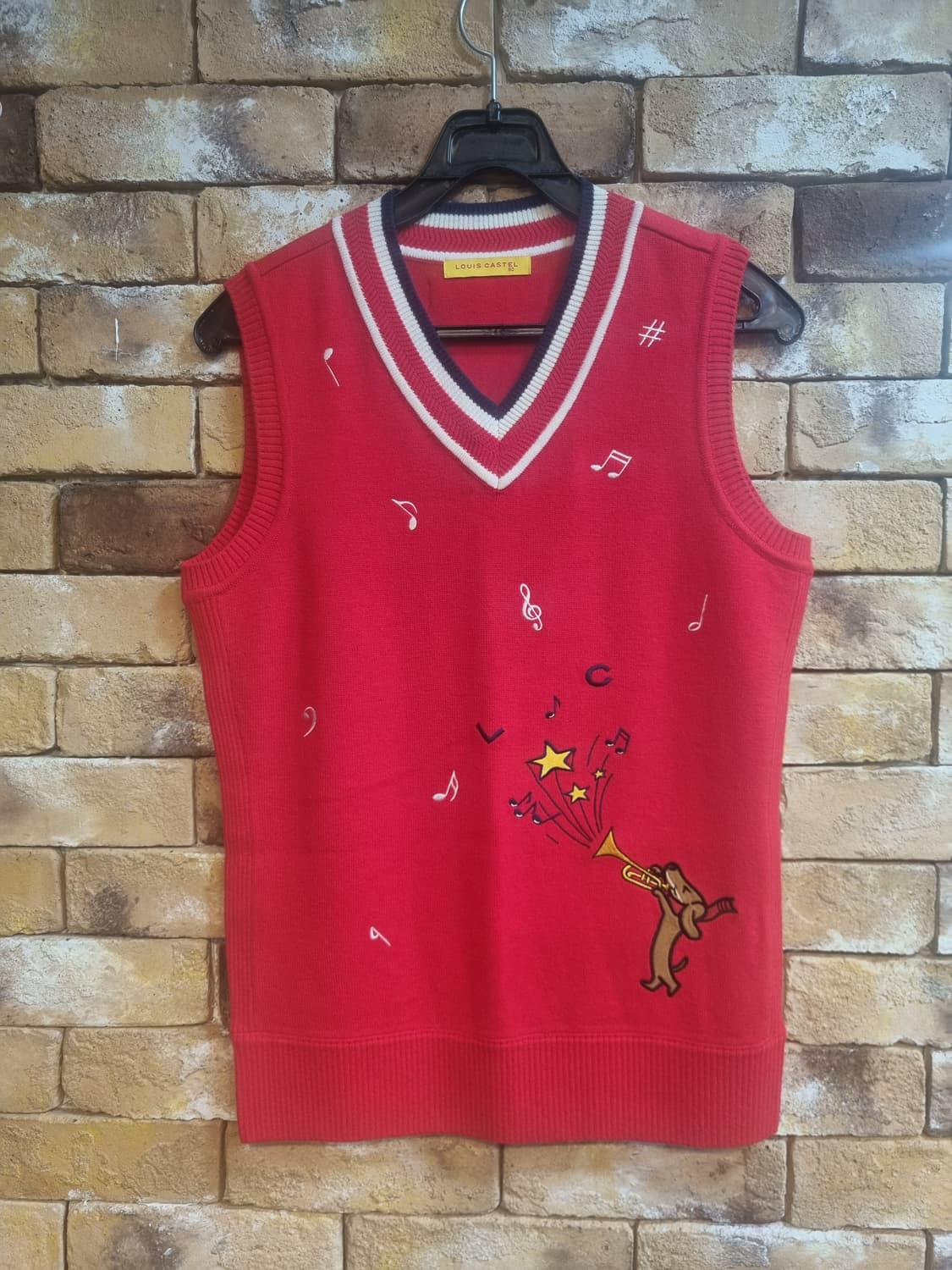 루이까스텔 니트 조끼 90사이즈 상품이미지1