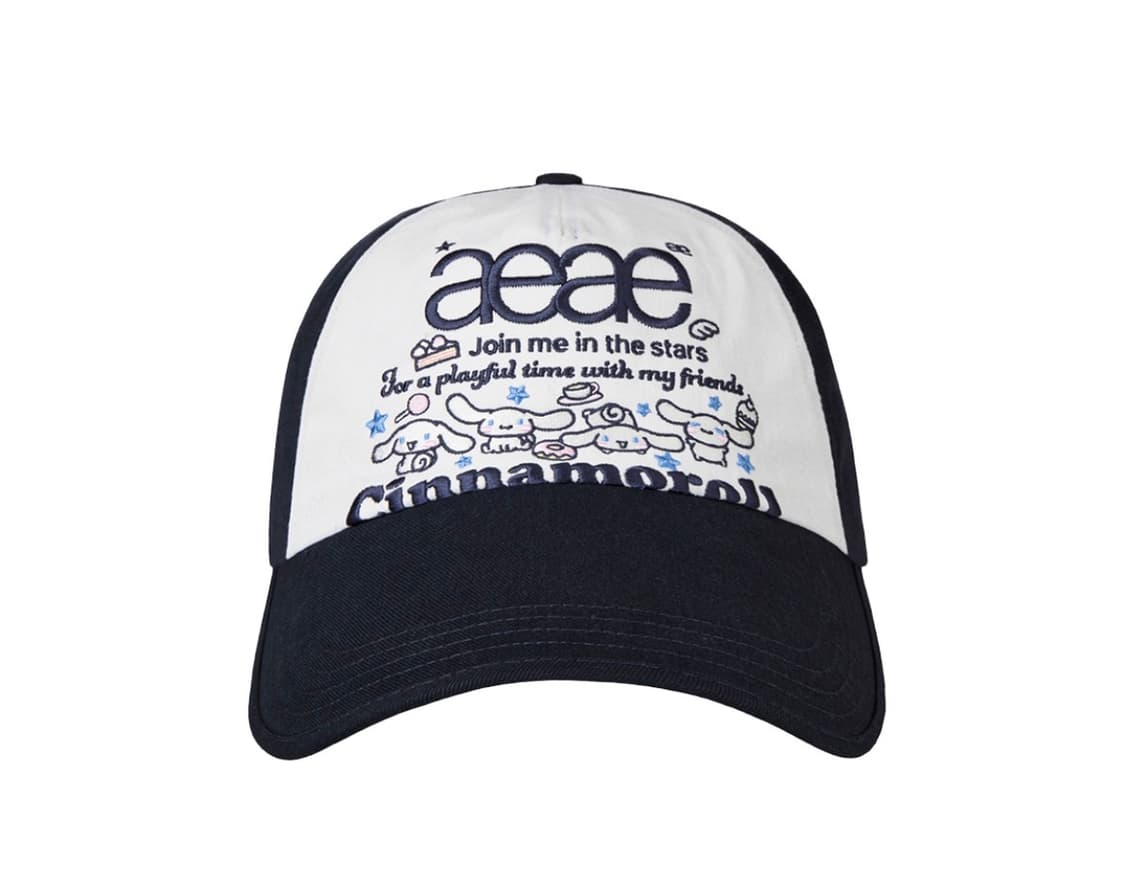Aeae 시나모롤 캡 모자 네이비 상품이미지1