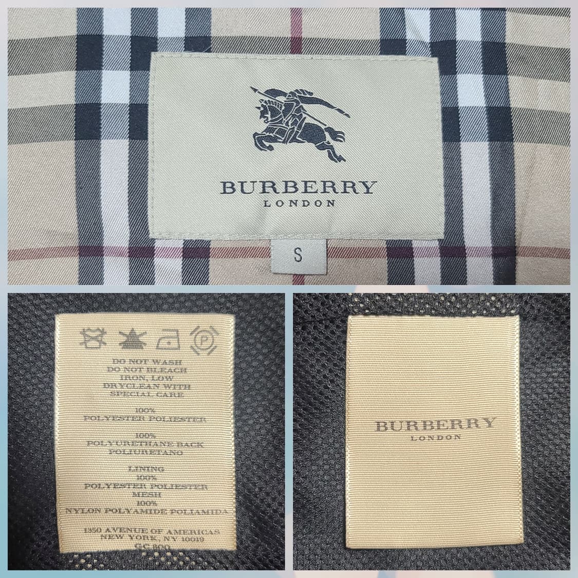 BURBERRY 버버리 바람막이 스윙톱 S 상품이미지10