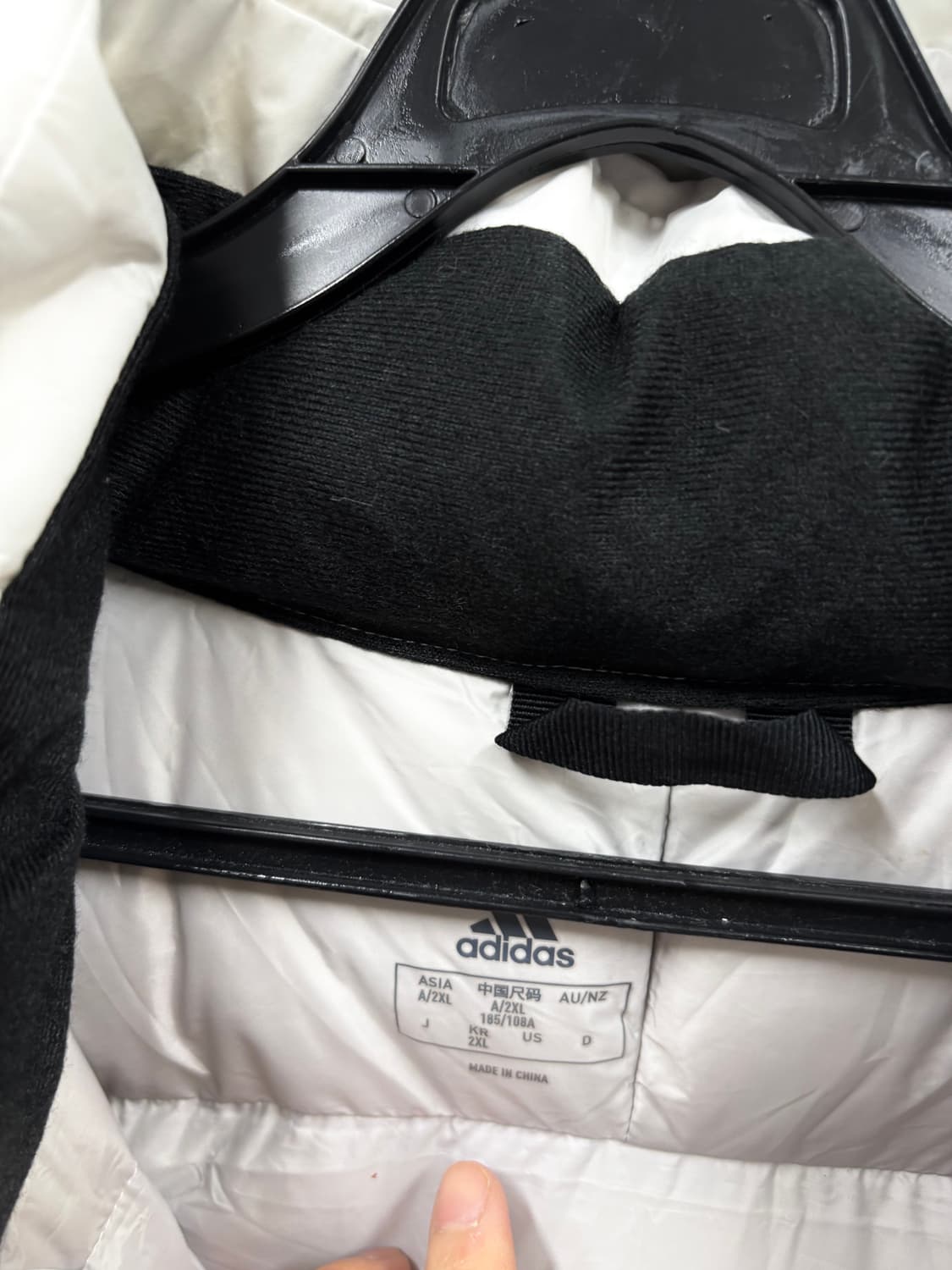 아디다스 후드탈착 다운 롱패딩 상품이미지6