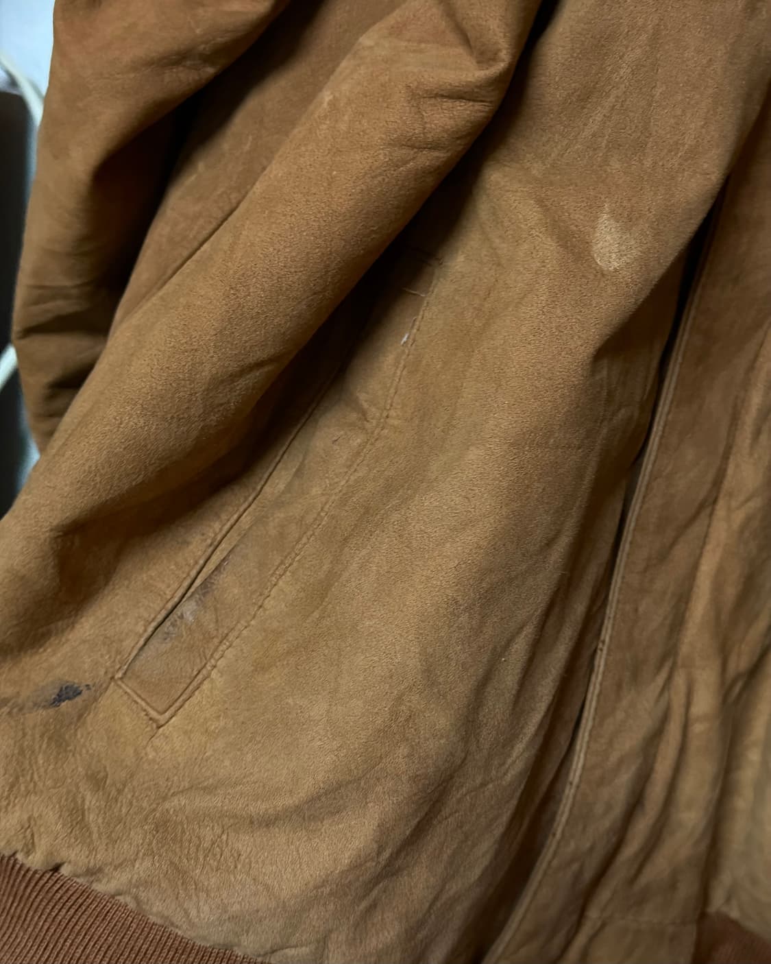 90‘s 말보로 스웨이드 자켓 XL 상품이미지5