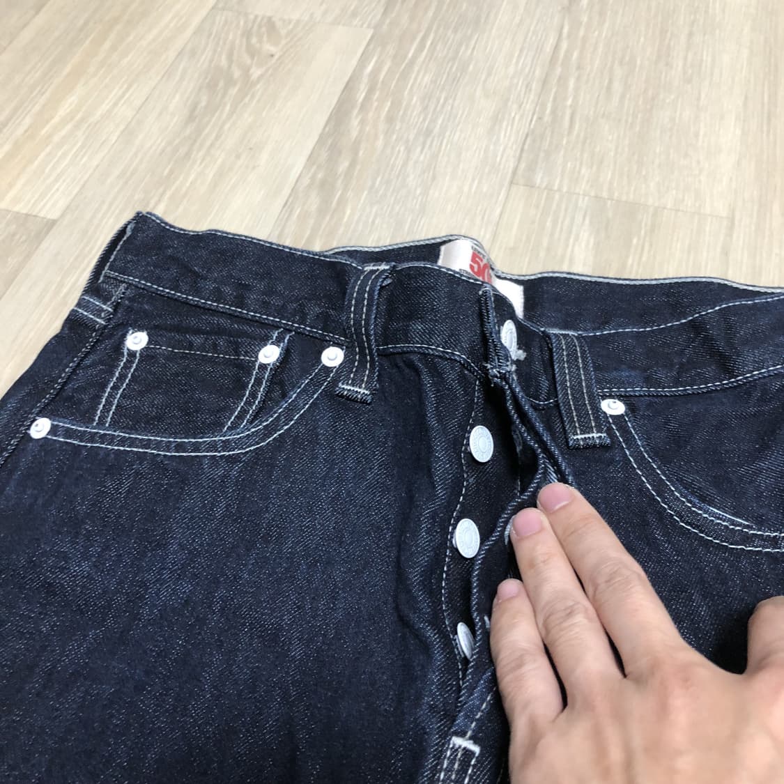 (29) 리바이스 501 08501-0125 언버튼 기무라타쿠야 데님  상품이미지3