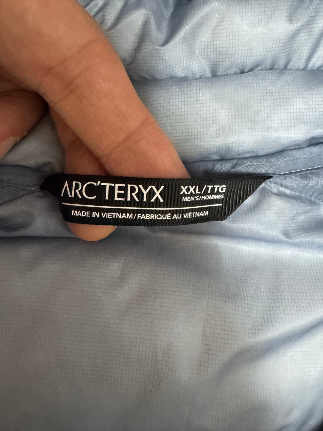 2XL 아크테릭스 세륨 후디 루센트 경량 패딩 상품이미지4