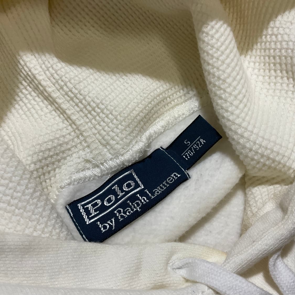 폴로 랄프로렌 빅포니 화이트 기모 후드티 자수 로고 상품이미지4