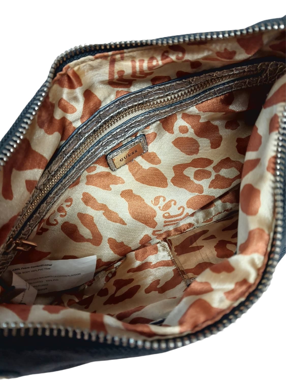 게스 y2k 코튼 숄더백 블랙 상품이미지6