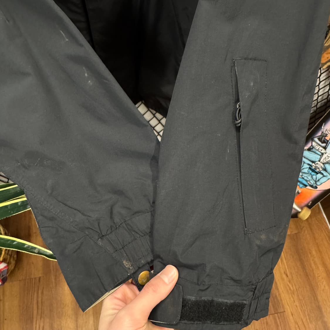 00s 카파 올드스쿨 바람막이 전면 오미니 로고 포인트 블랙 상품이미지8