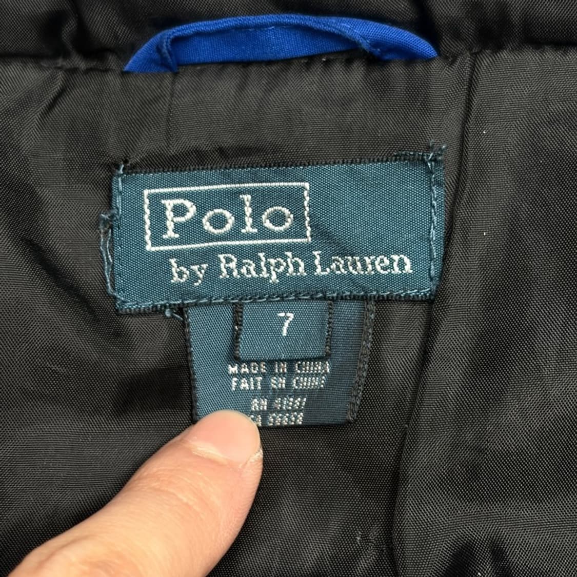 POLO 키즈 빅포니 블루 다운 패딩 7 상품이미지5