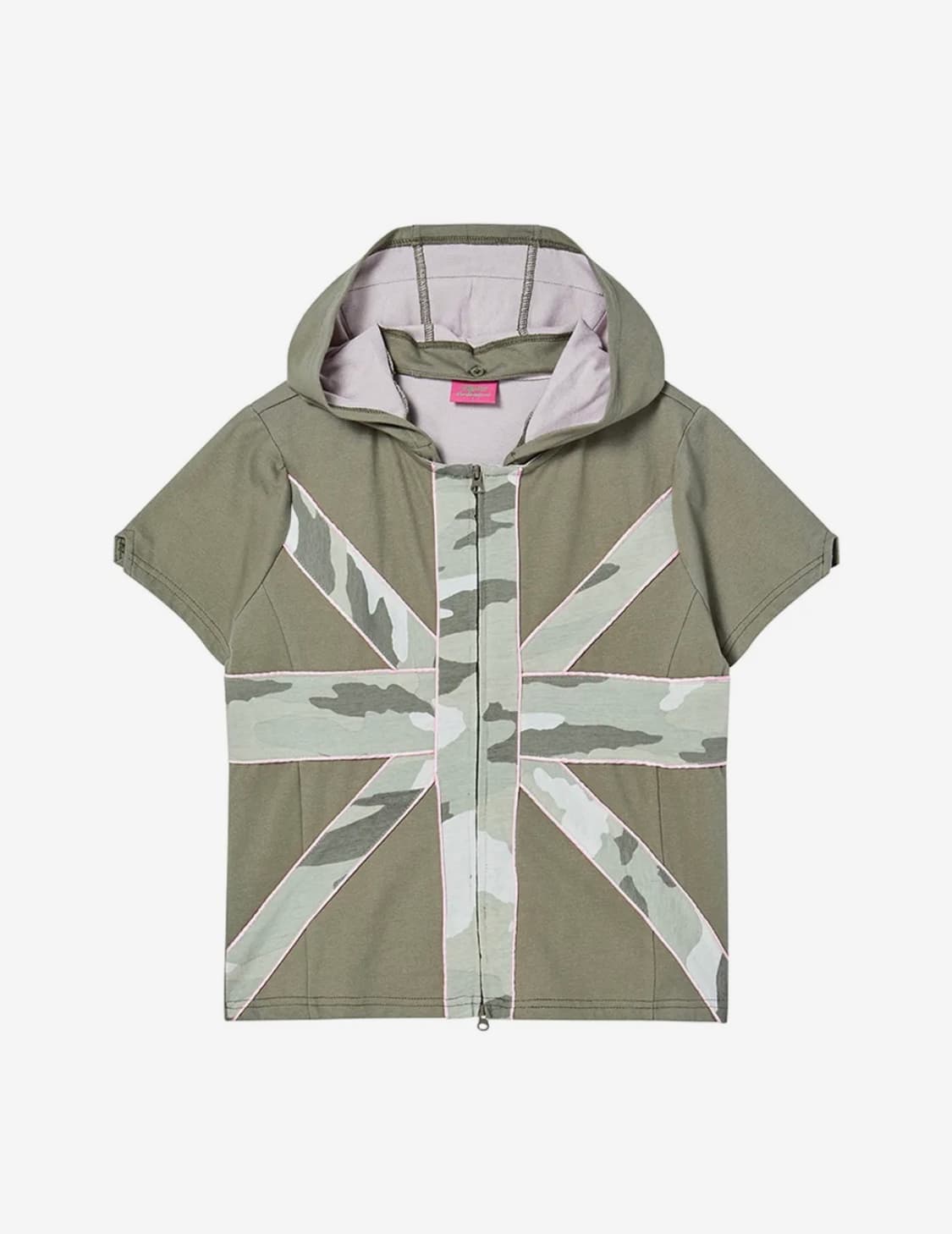 엔와이엑스엑스 cross patch hoodie khaki 상품이미지1