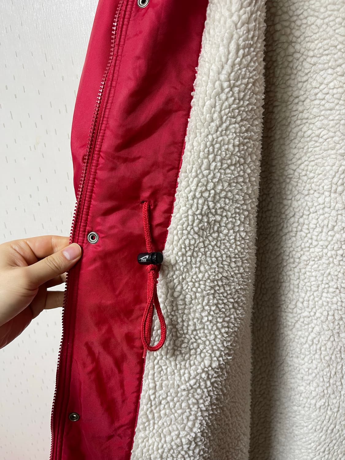 나이키 정품 90'S 올드스쿨 플리스 롱점퍼 100 상품이미지8