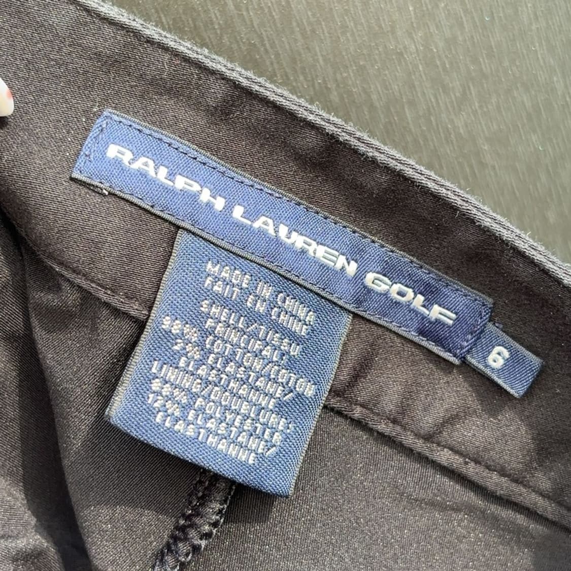 폴로 랄프로렌 골프 블랙 치마 미니스커트 6 P00021 상품이미지2