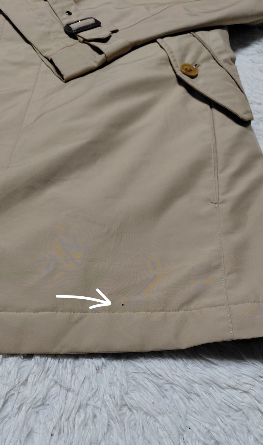 Mcgregor 남성 베이지 트렌치 코트 (105) 상품이미지7