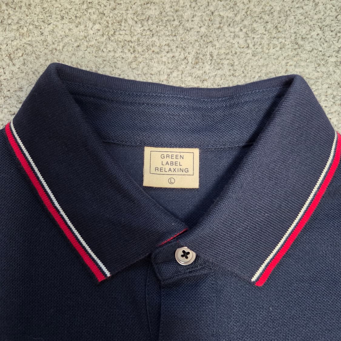 United Arrows 반팔 피케셔츠 카라티셔츠 L(100) 상품이미지3