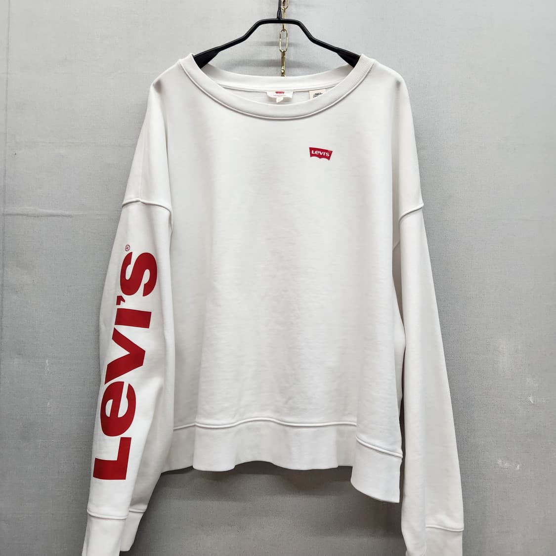 리바이스 사이드 로고 오버핏 맨투맨 XL(2XL) 남여공용 상품이미지1