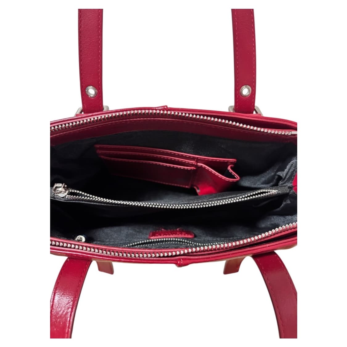 스퀘어라인 마리오 숄더백 크랙 레드 상품이미지8