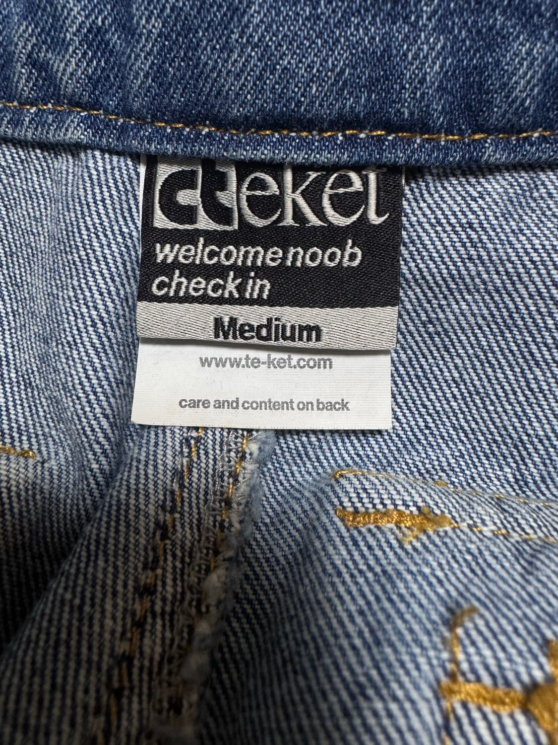 [M]Teket 테켓 위켄드 카고 데님 팬츠 상품이미지5