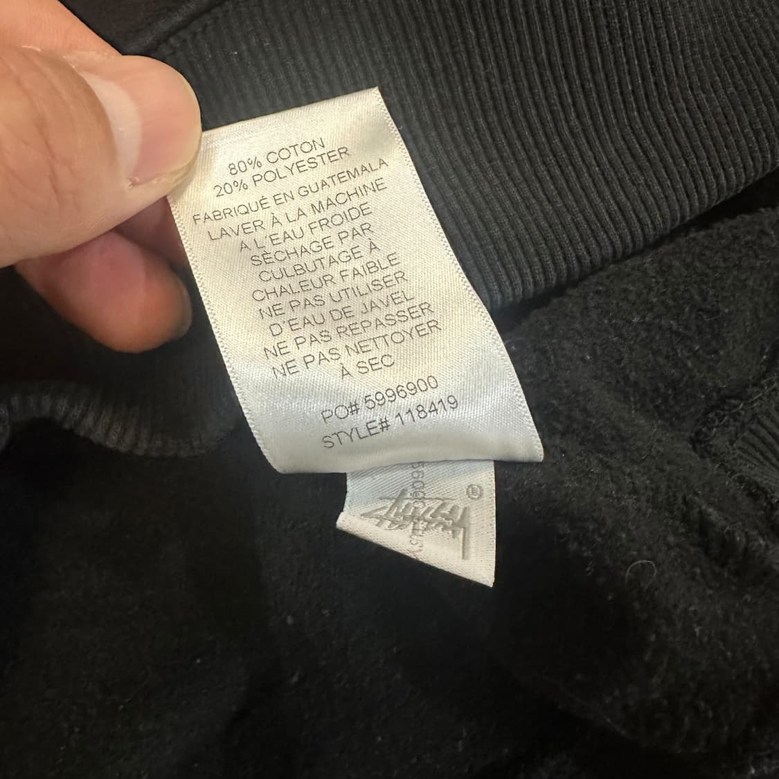 스투시 자수로고 맨투맨 상품이미지5