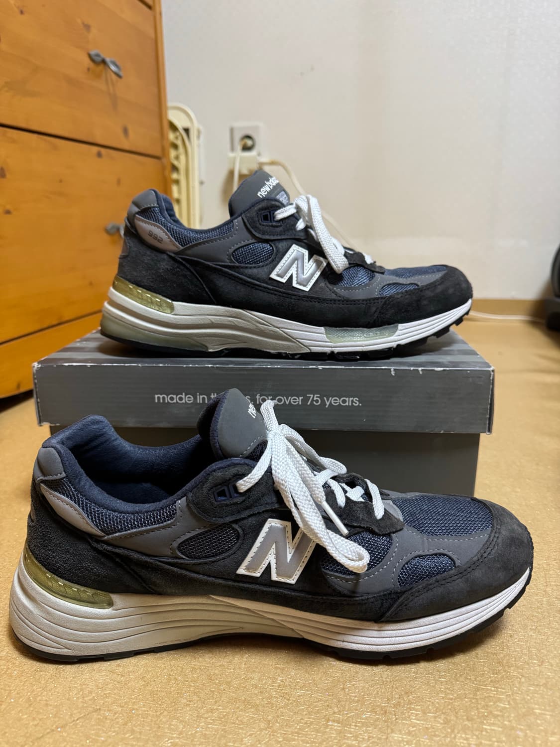 뉴발란스 992 메이드 인 USA 네이비 285mm 상품이미지3