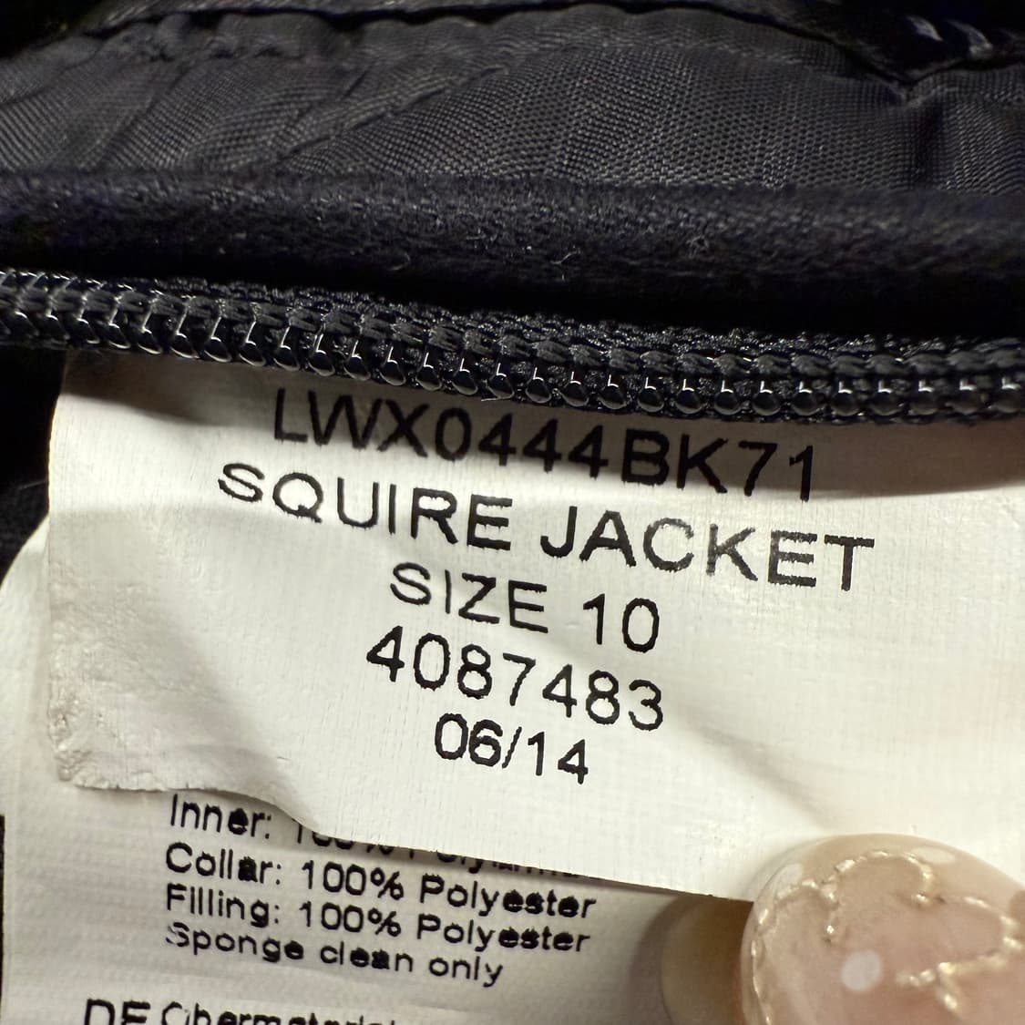 [정품] 바버 블랙 왁스 코튼 자켓 b19 상품이미지7