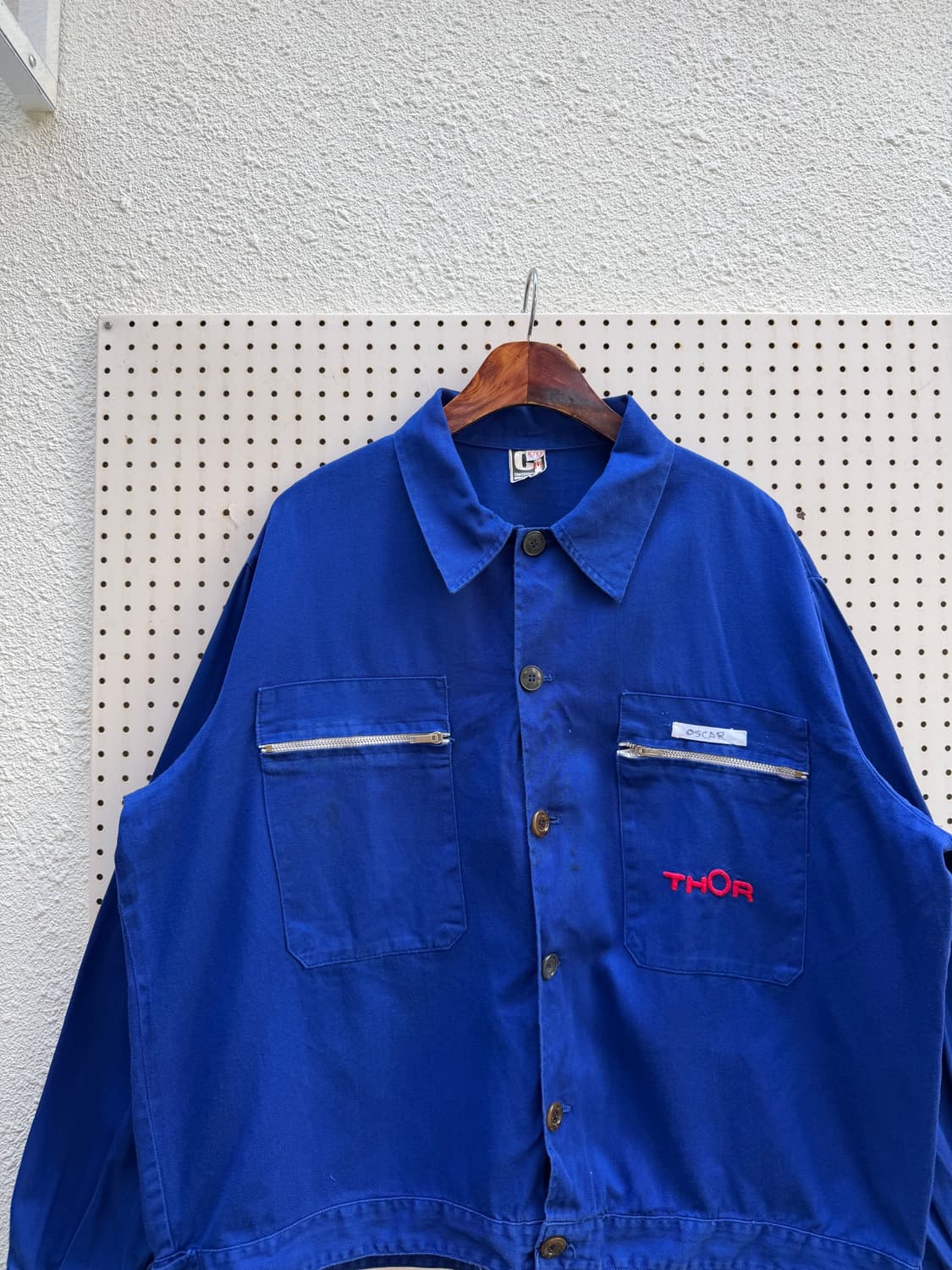 1980s SPANISH MECHANIC WORK 프렌치워크블루종봄버 상품이미지5