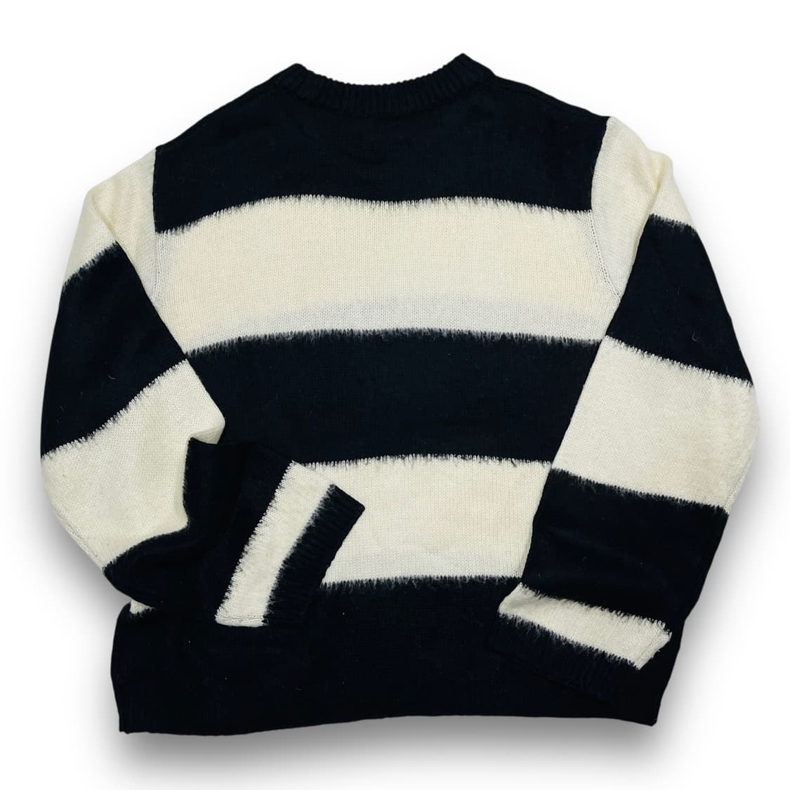 vintage hairy striped knitwear 상품이미지3